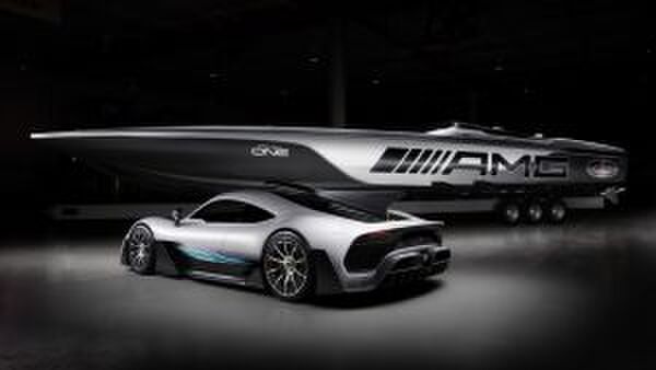 Mercedes AMG speedboat