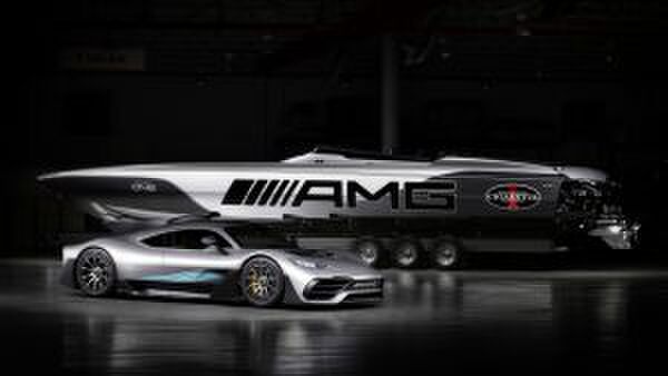 Mercedes AMG speedboat