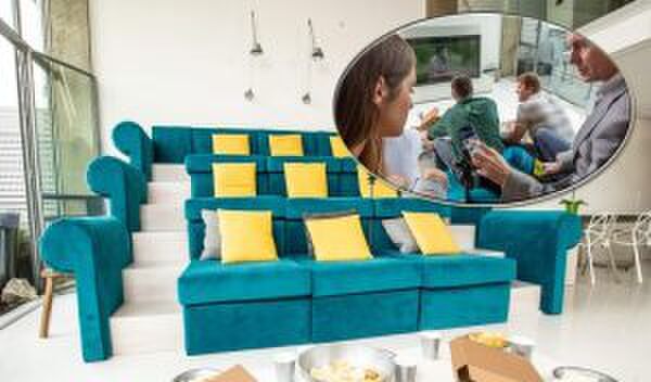 Driedelige Bank Meubel TV