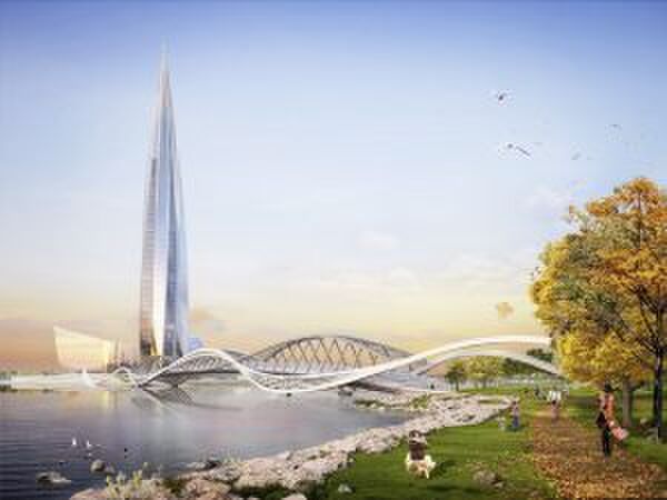 Wolkenkrabber Lakhta Center Gazprom