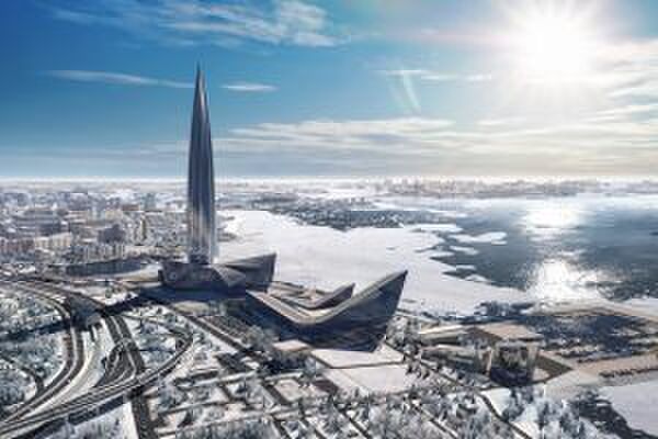 Wolkenkrabber Lakhta Center Gazprom