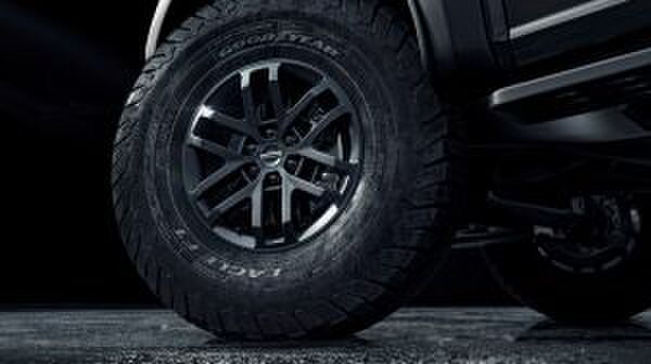 Zwarte Ford F-150 Raptor