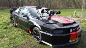 omgebouwde Mustang