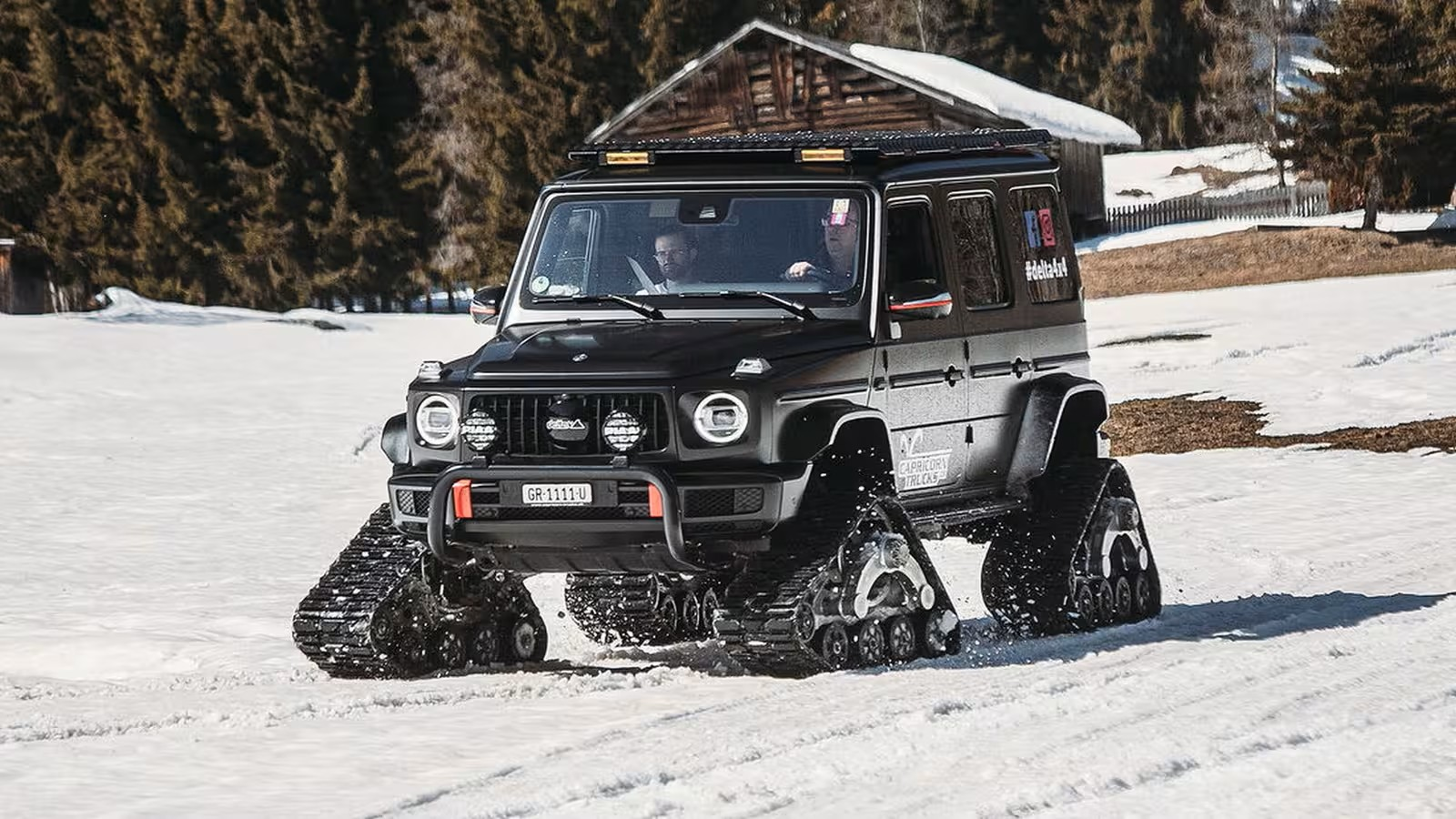 Deze SUV is tegen elke besneeuwde route bestand