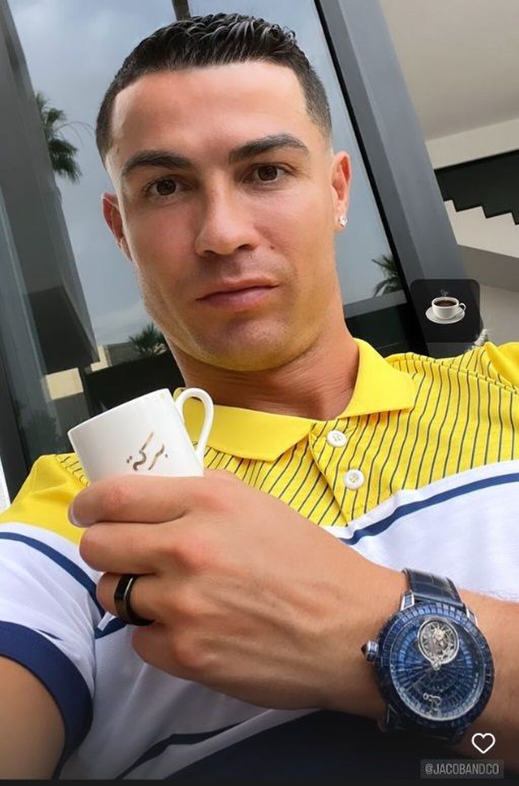 cristiano ronaldo nieuw horloge