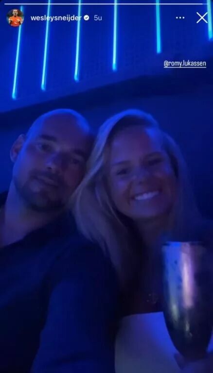 wesley sneijder romy lukassen