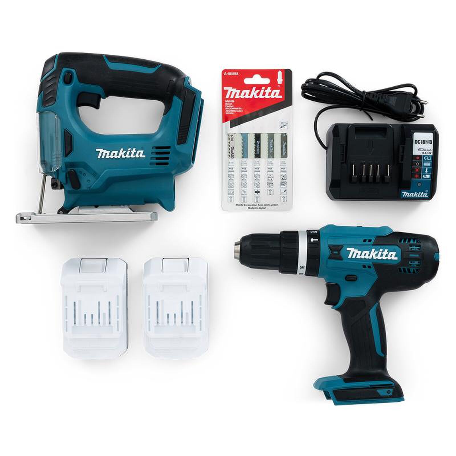 makita zaag boormachine action