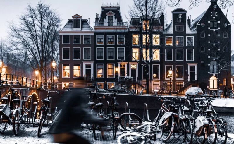 In de winter wandelen is goed voor je