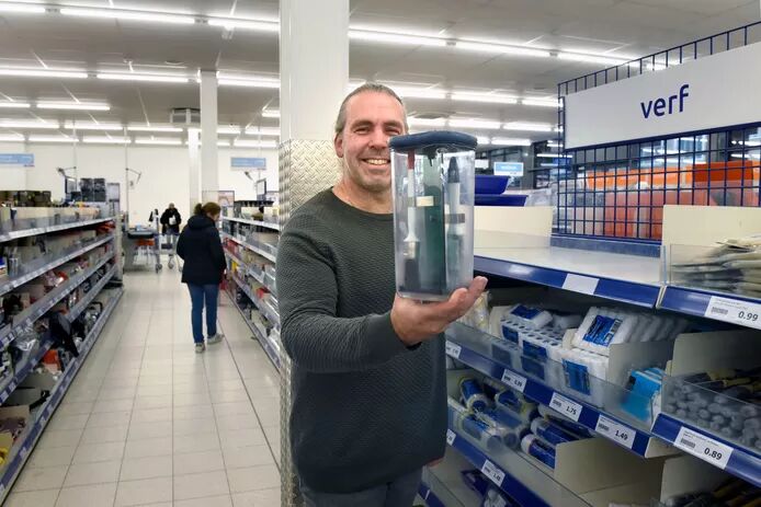 Wim van vliet krijgt zijn uitvinding in elke Action te zien