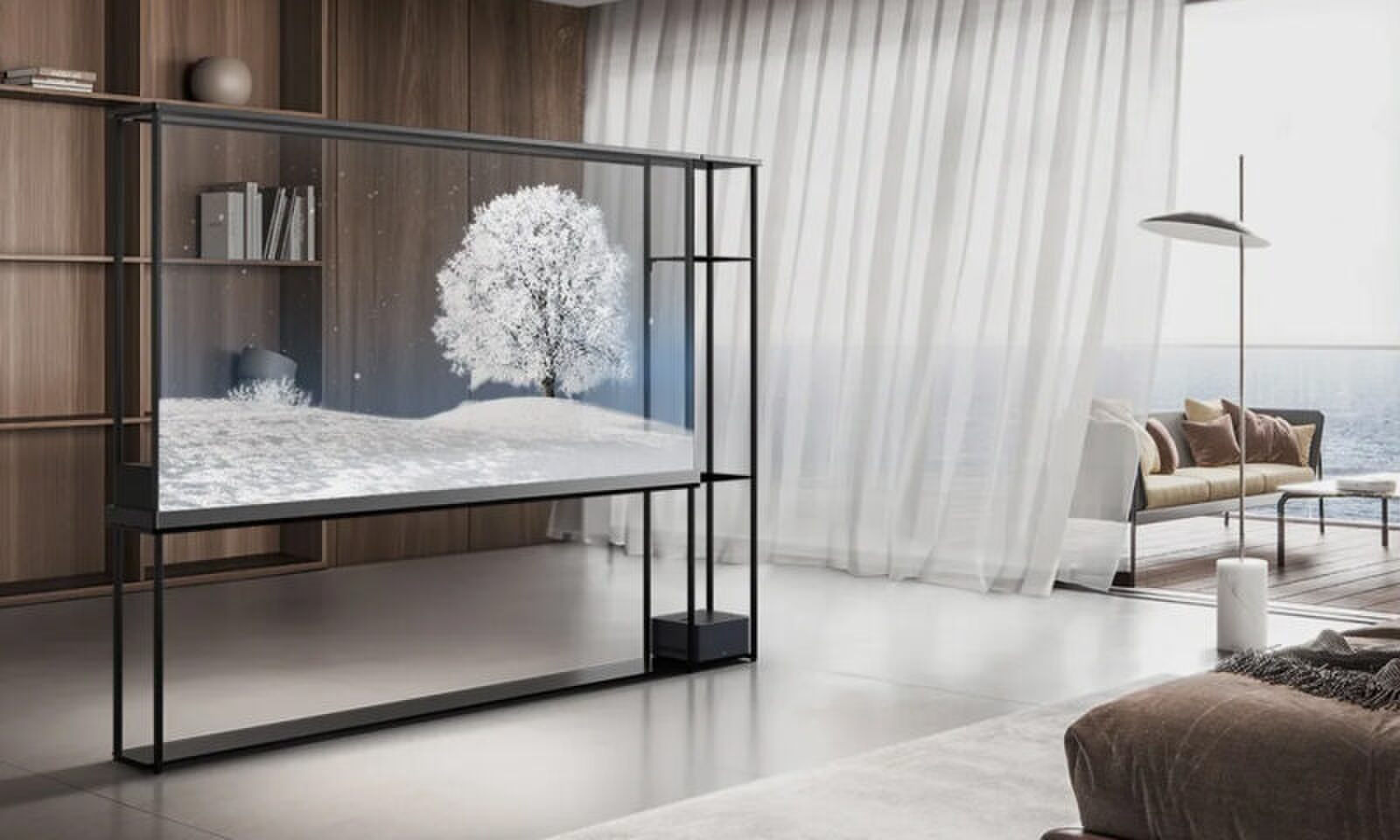 draadloze transparante OLED-tv