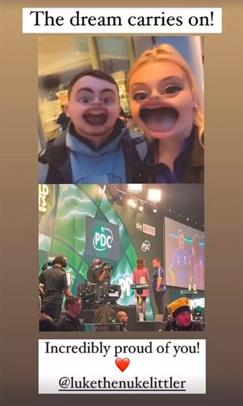 Vriendin Luke Littler