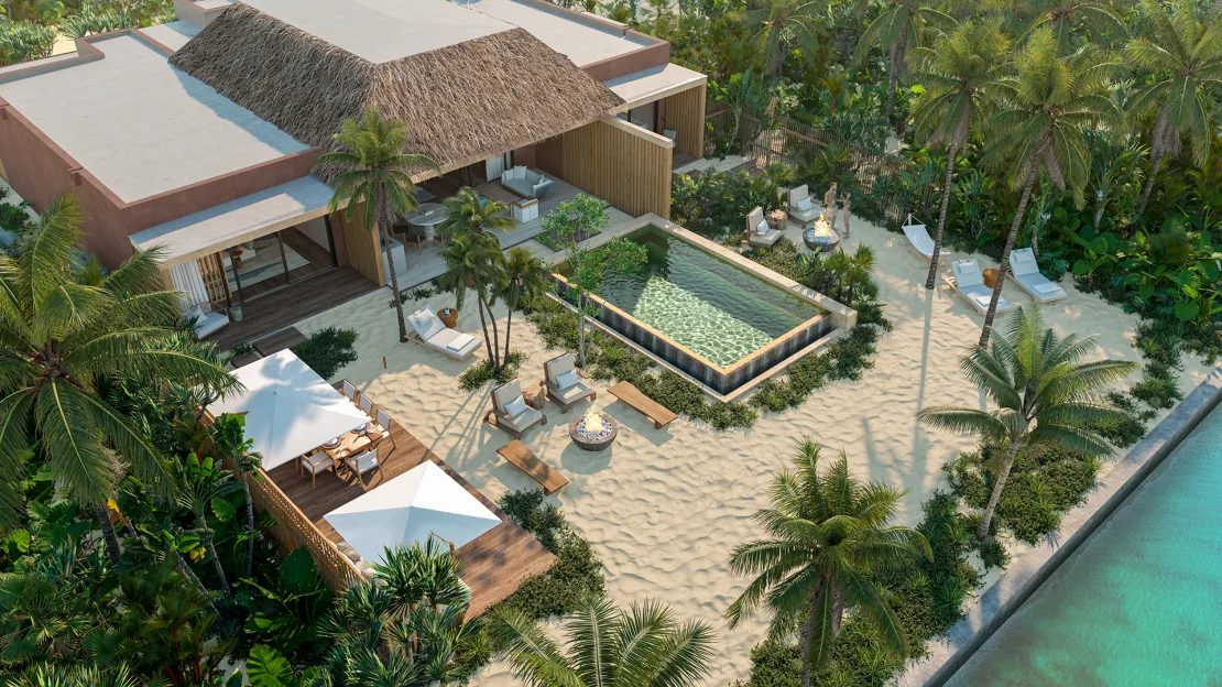 Dit mega luxe vakantie eiland in de Caribische Zee gaat binnenkort open