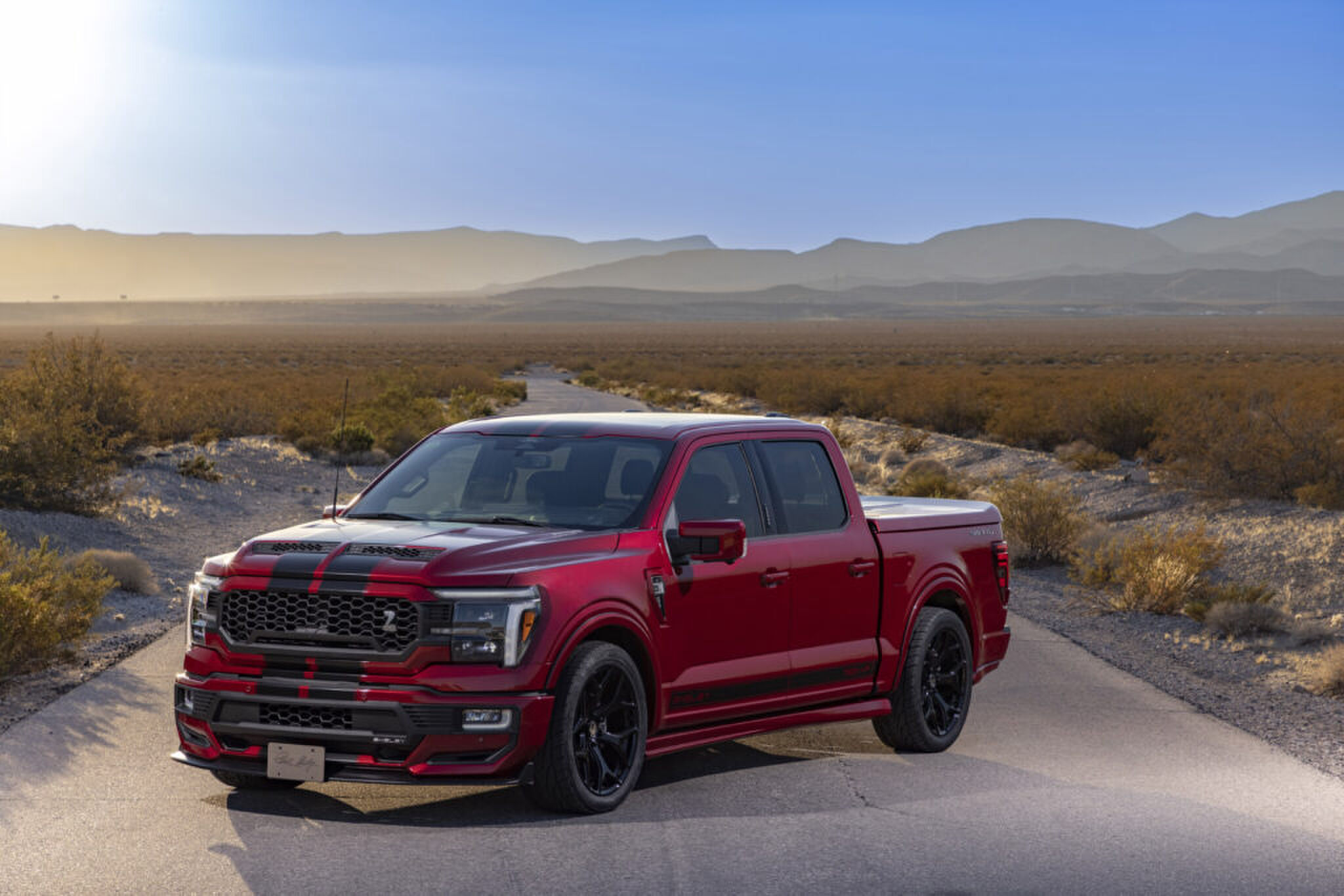 De Ford Shelby Super Snake F-150 truck is de auto van Haaland 