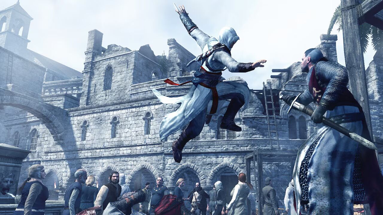 Screenshot van de eerste Assassin's Creed game
