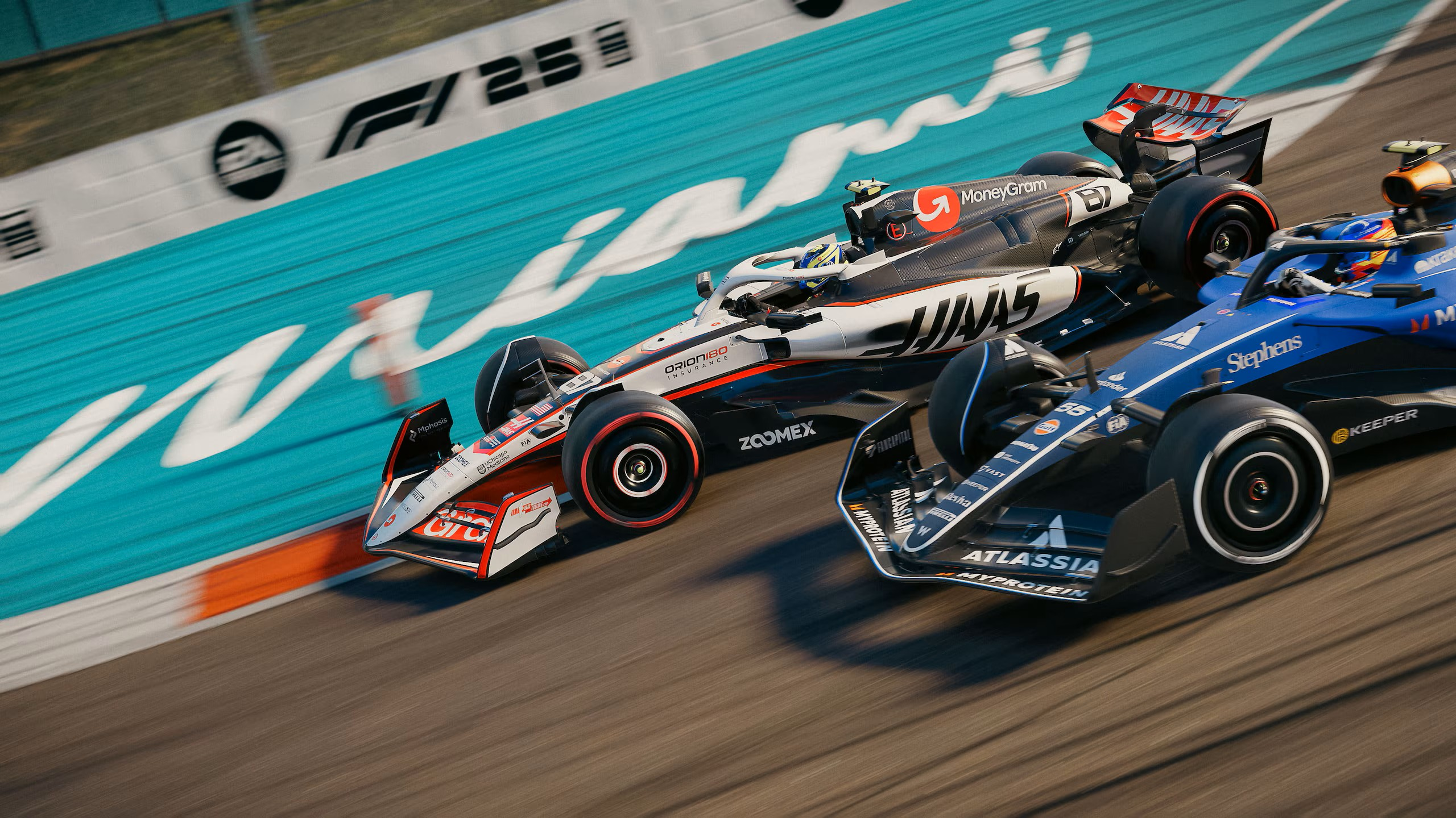 Beelden van de F1 game van 2025