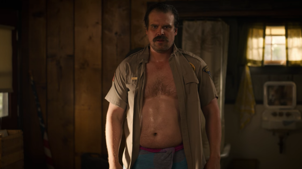 David Harbour in Stranger Things