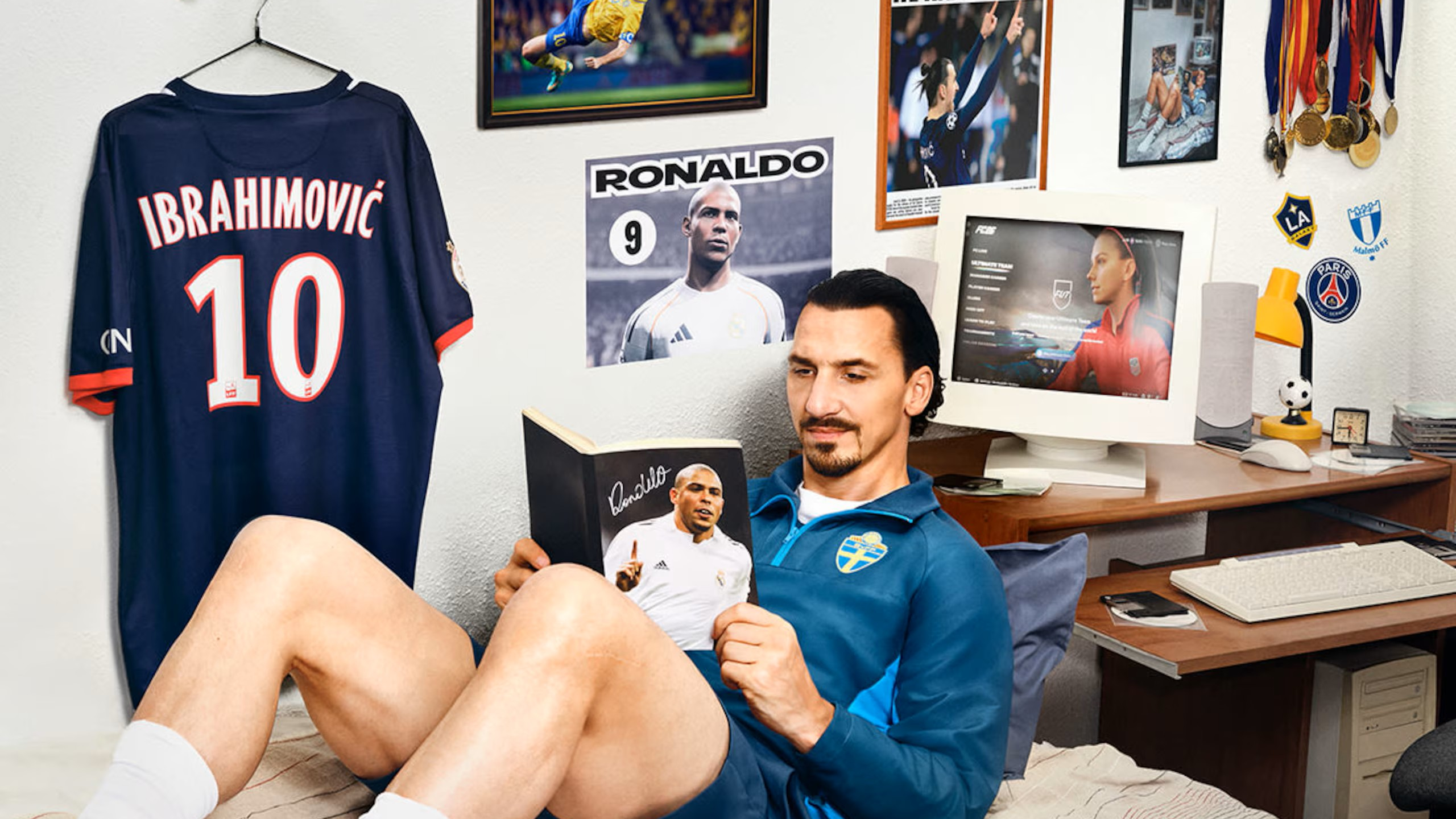 Zlatan Ibrahimovic op de cover van EA FC 26