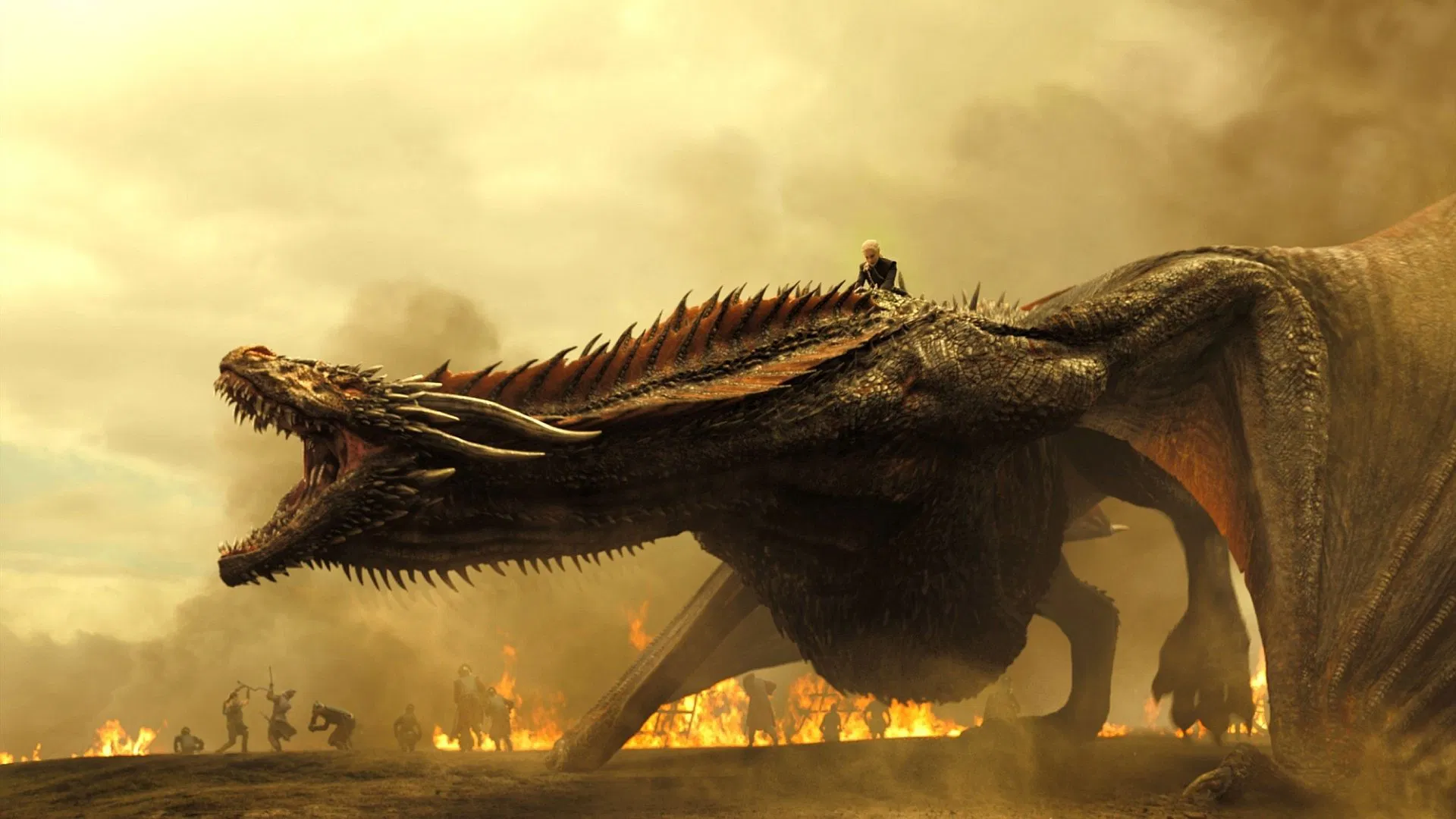 Een draak in Game of Thrones