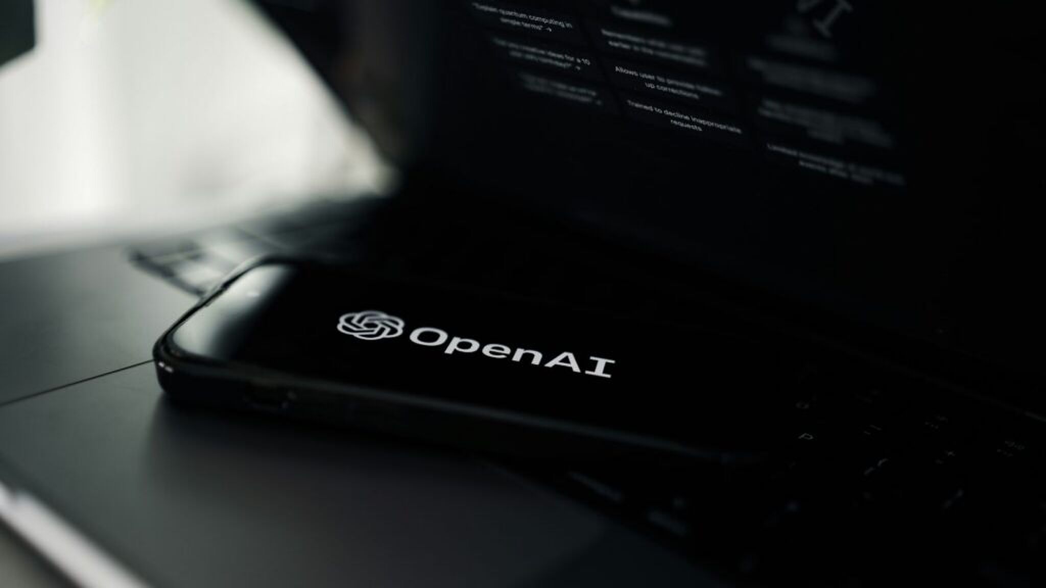 OpenAI op een telefoon