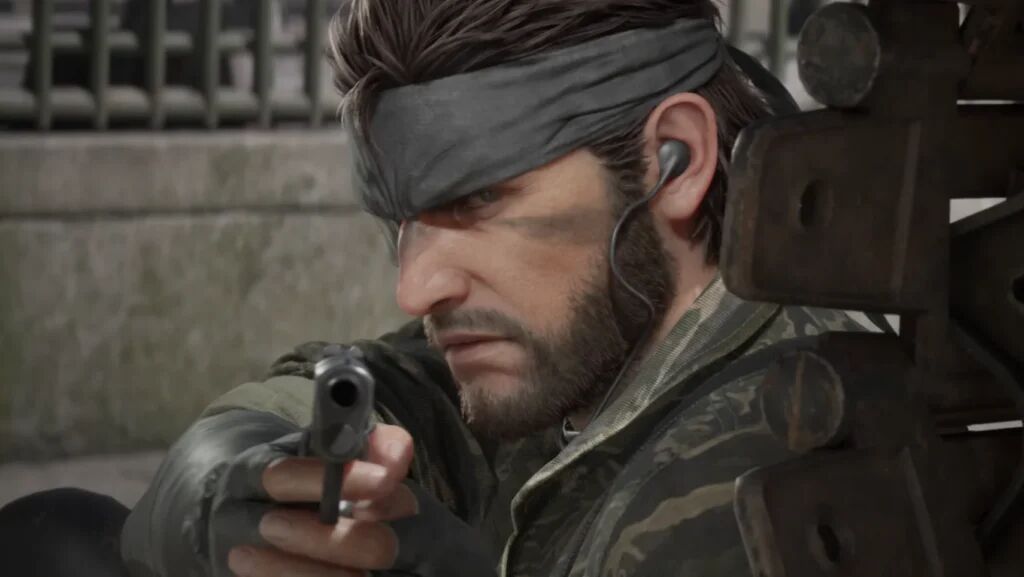 Solid Snake in actie in Metal Gear Solid 