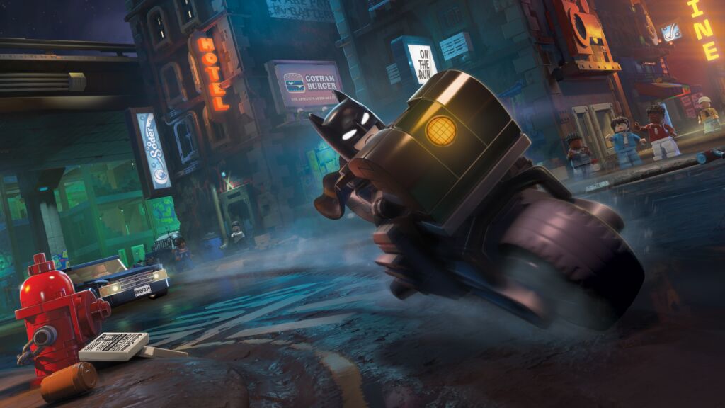 een van de voertuigen in Lego Batman