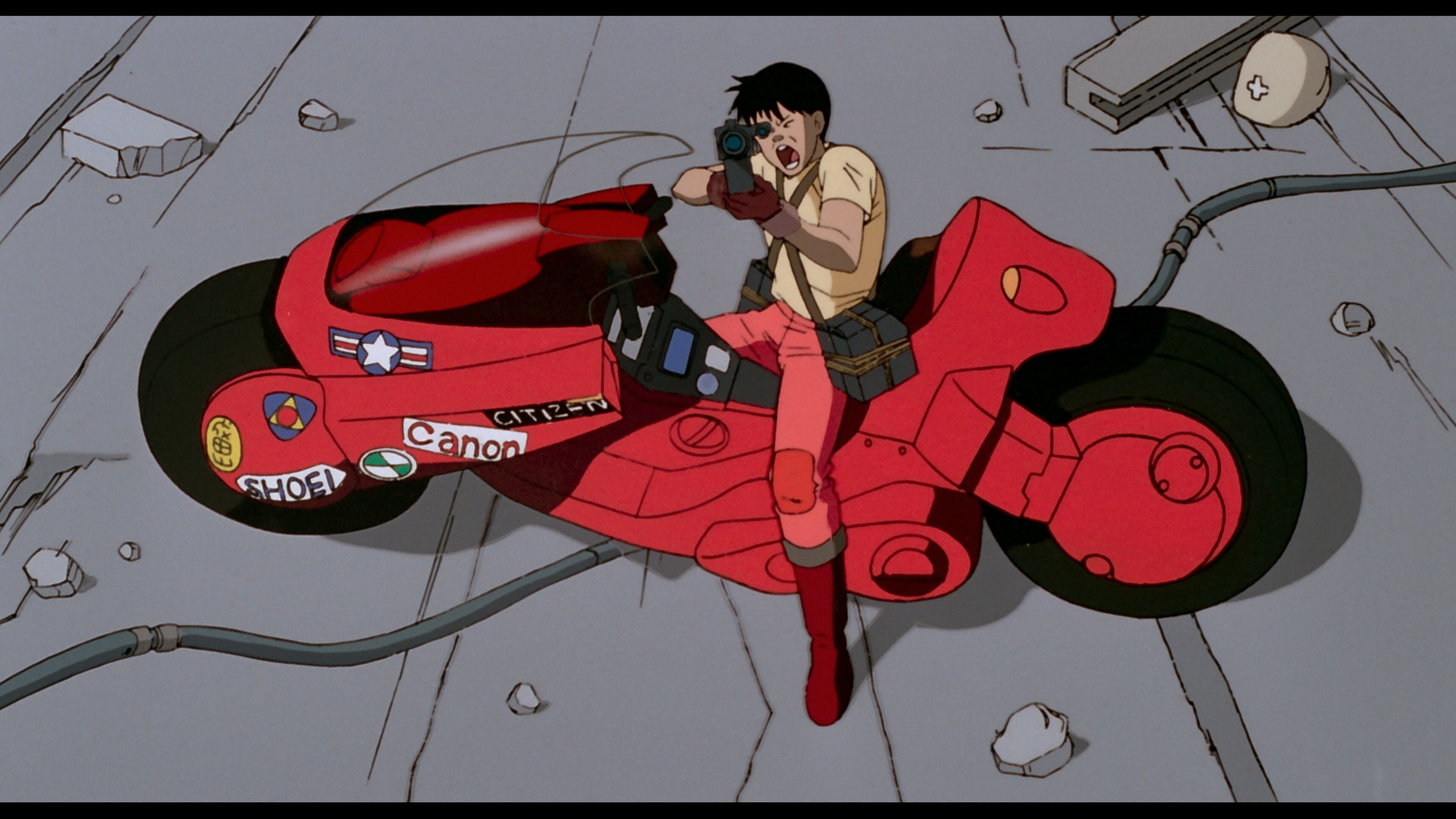 Een stillbeeld uit AKIRA