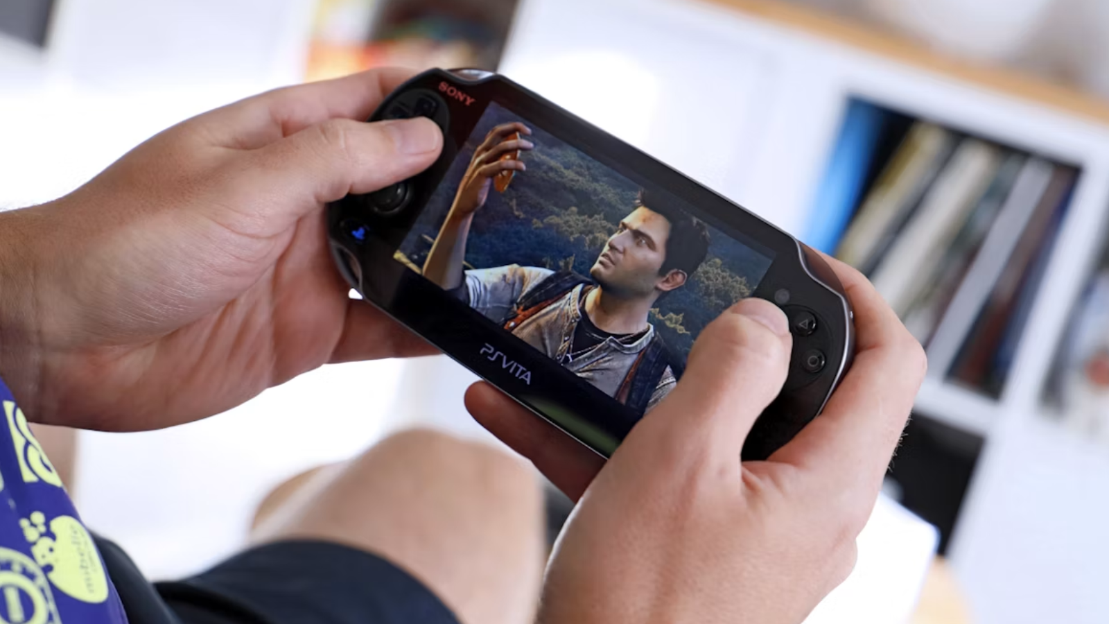 Een PS Vita, de voorloper op de PS6-handheld