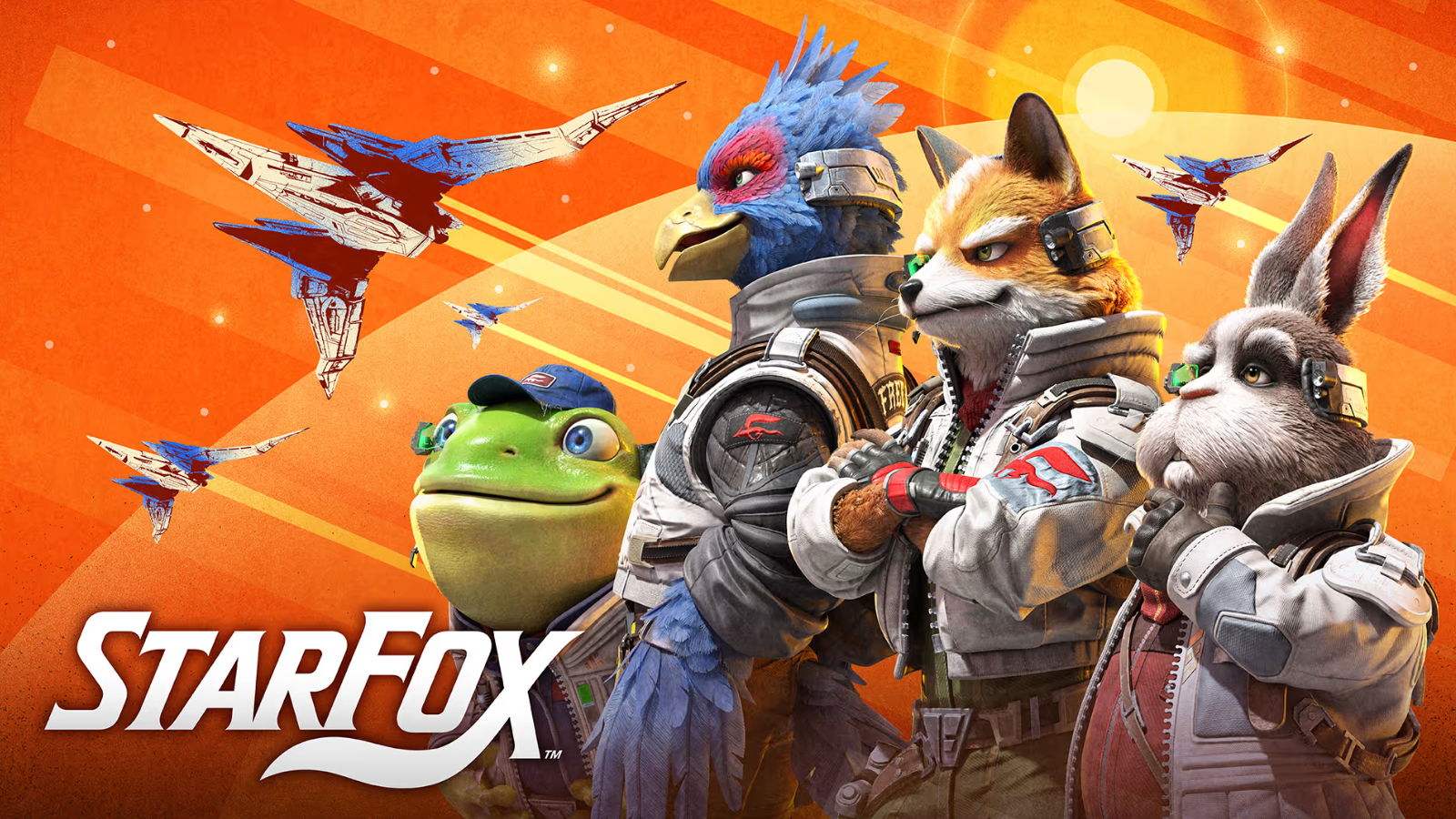 Fox Falcon en de rest zijn klaar voor de nieuwe Star Fox