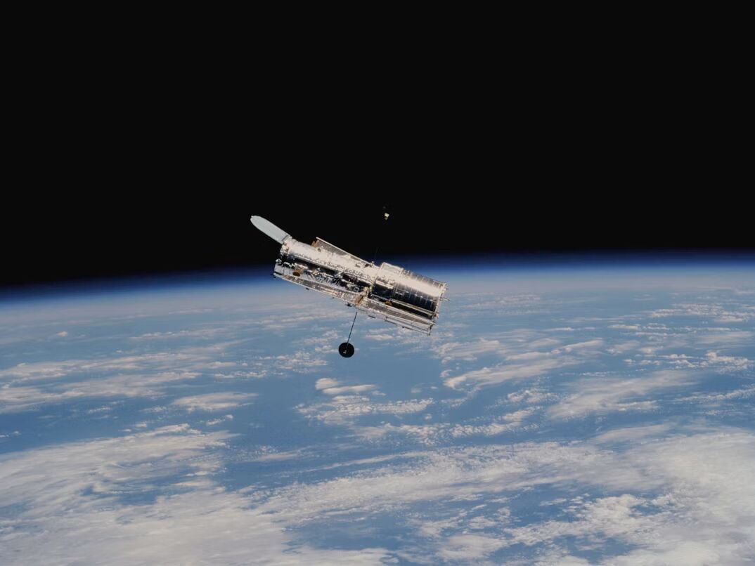 Een ruimtevoertuig van NASA