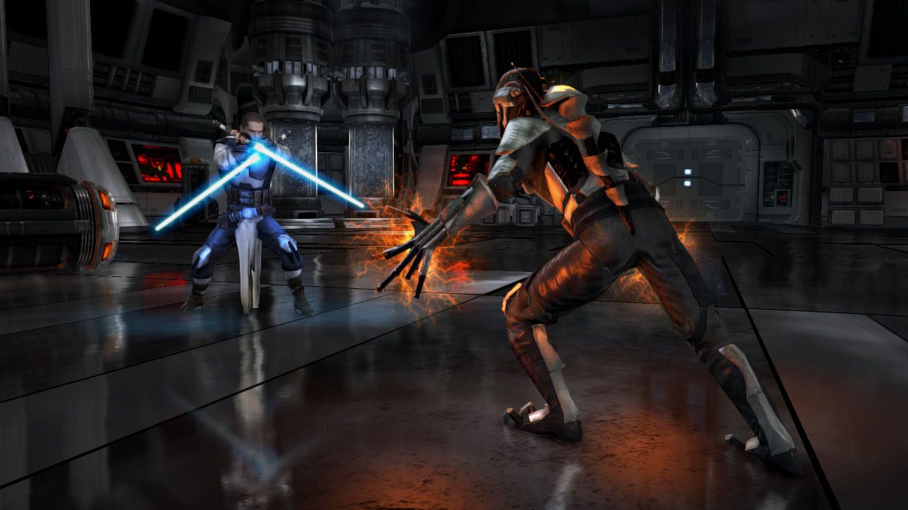 Een screenshot uit Star Wars the force unleashed 2