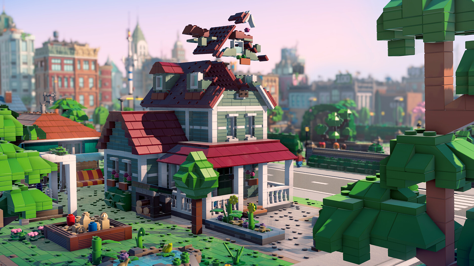 Een huis in LEGO Skylines