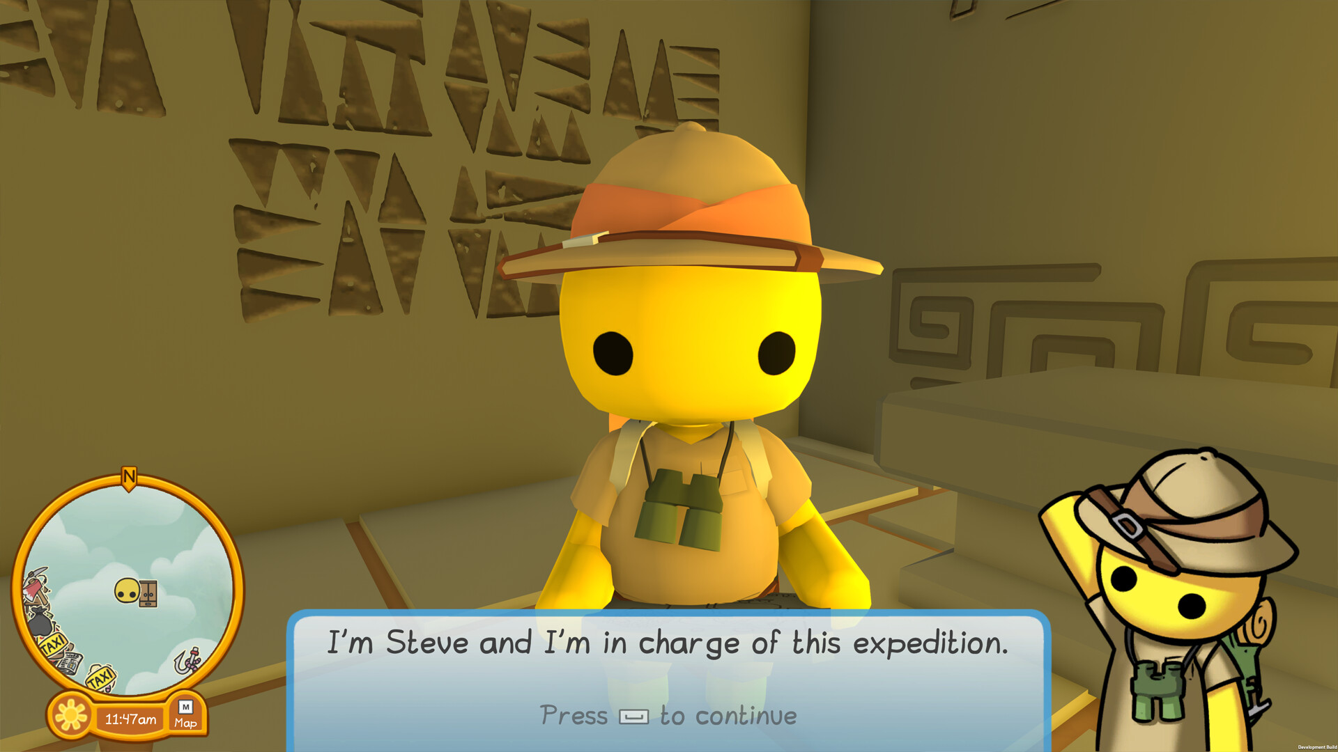 Een van de PlayStation Plus games is Wobbly Life, waar je een geel character speelt