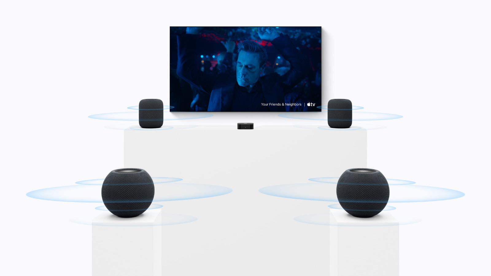 4x HomePod mini 2 = surround sound in de woonkamer