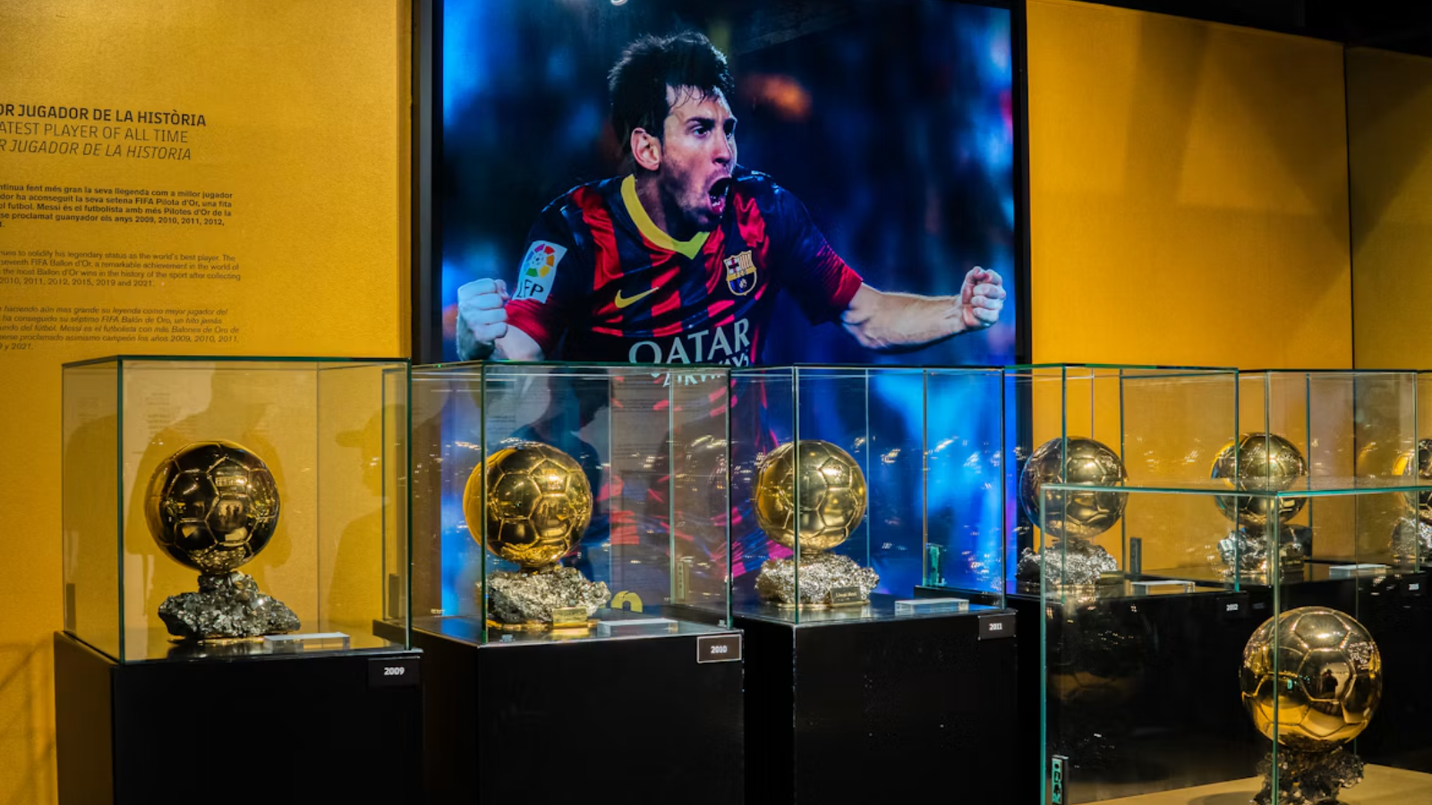 Messi en zijn ballon d'ors