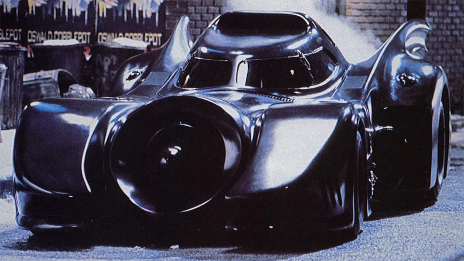 De batmobile is een van de bekendste filmauto's aller tijden