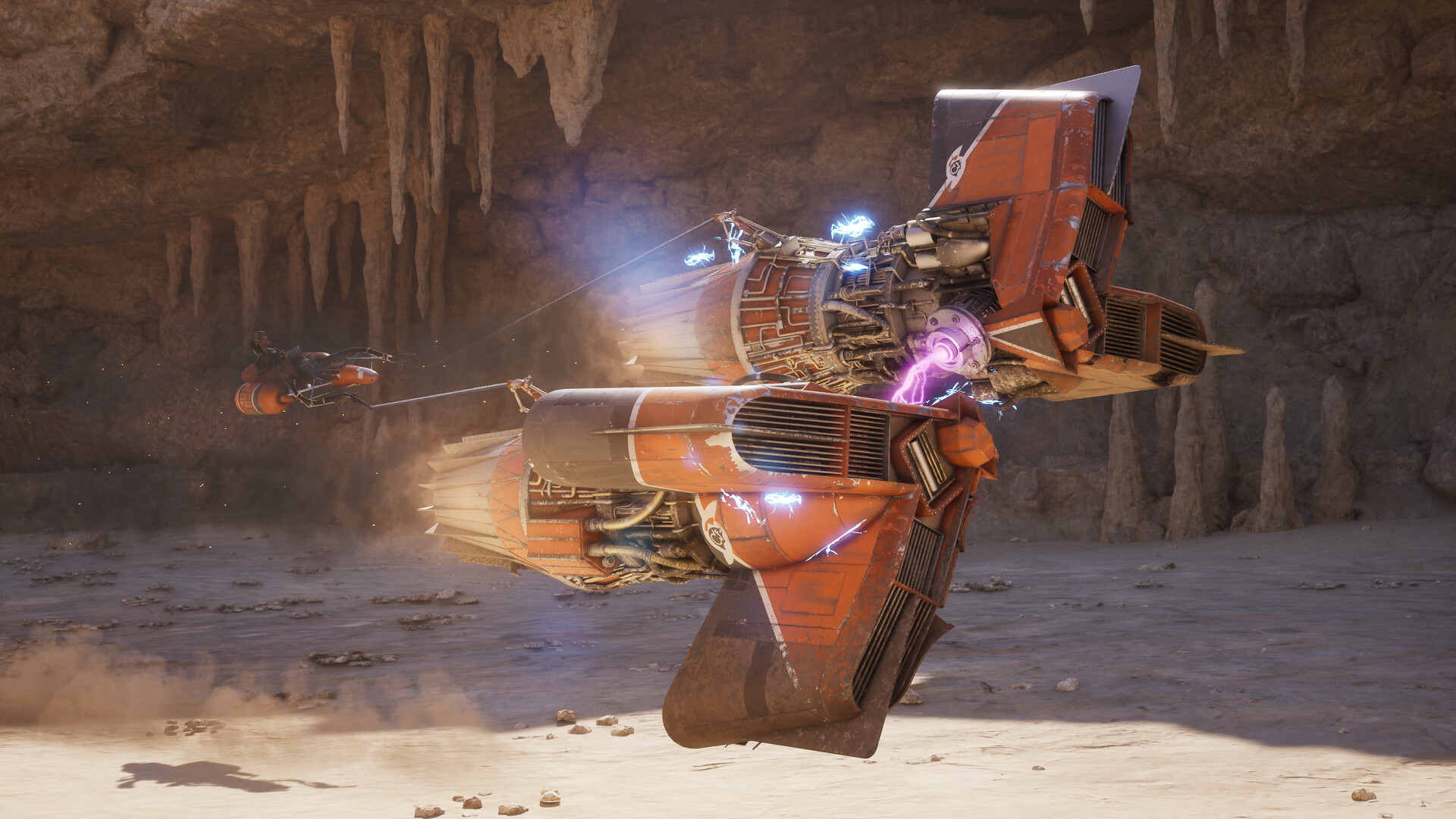 Een screenshot van Star Wars Galactic Racer