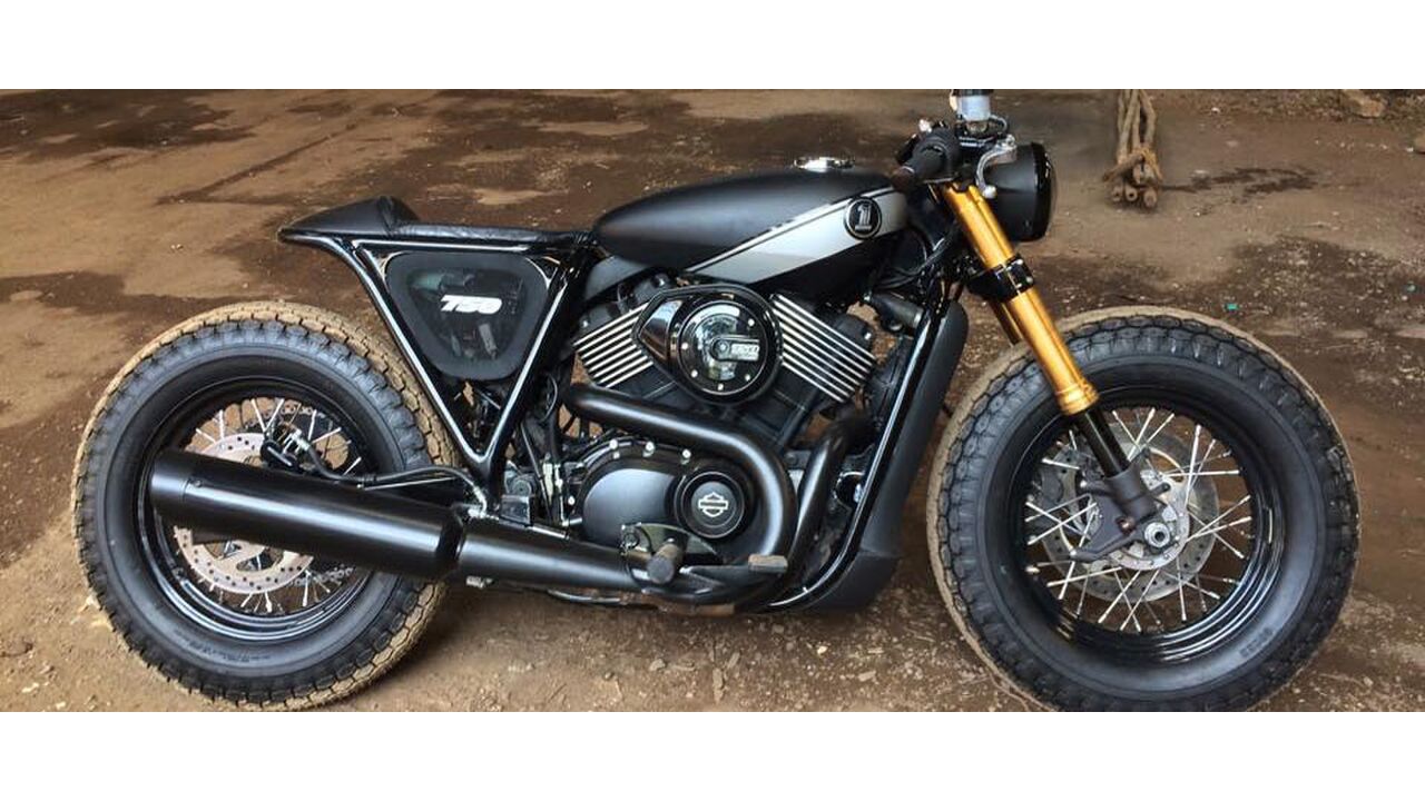 Illustratie voor: De Harley Street 750 door Rajputana Customs