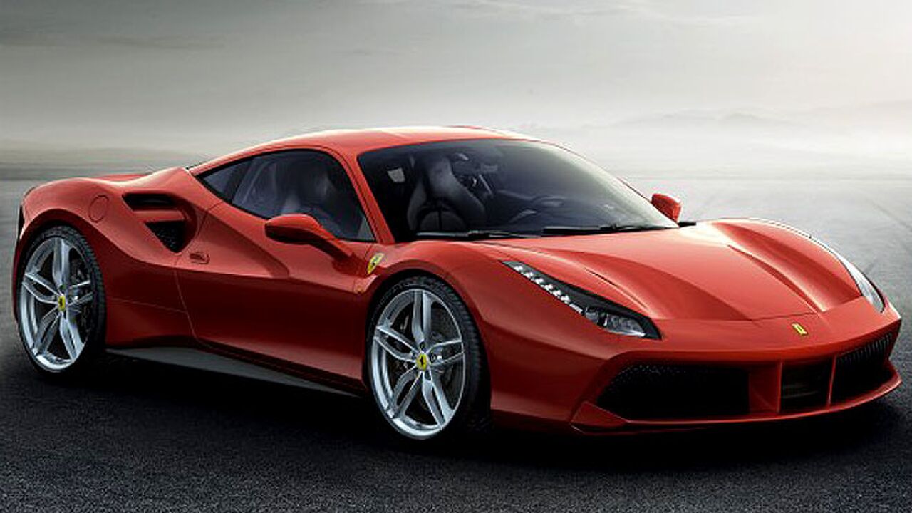 Illustratie voor: De machtige Ferrari 488 GTB