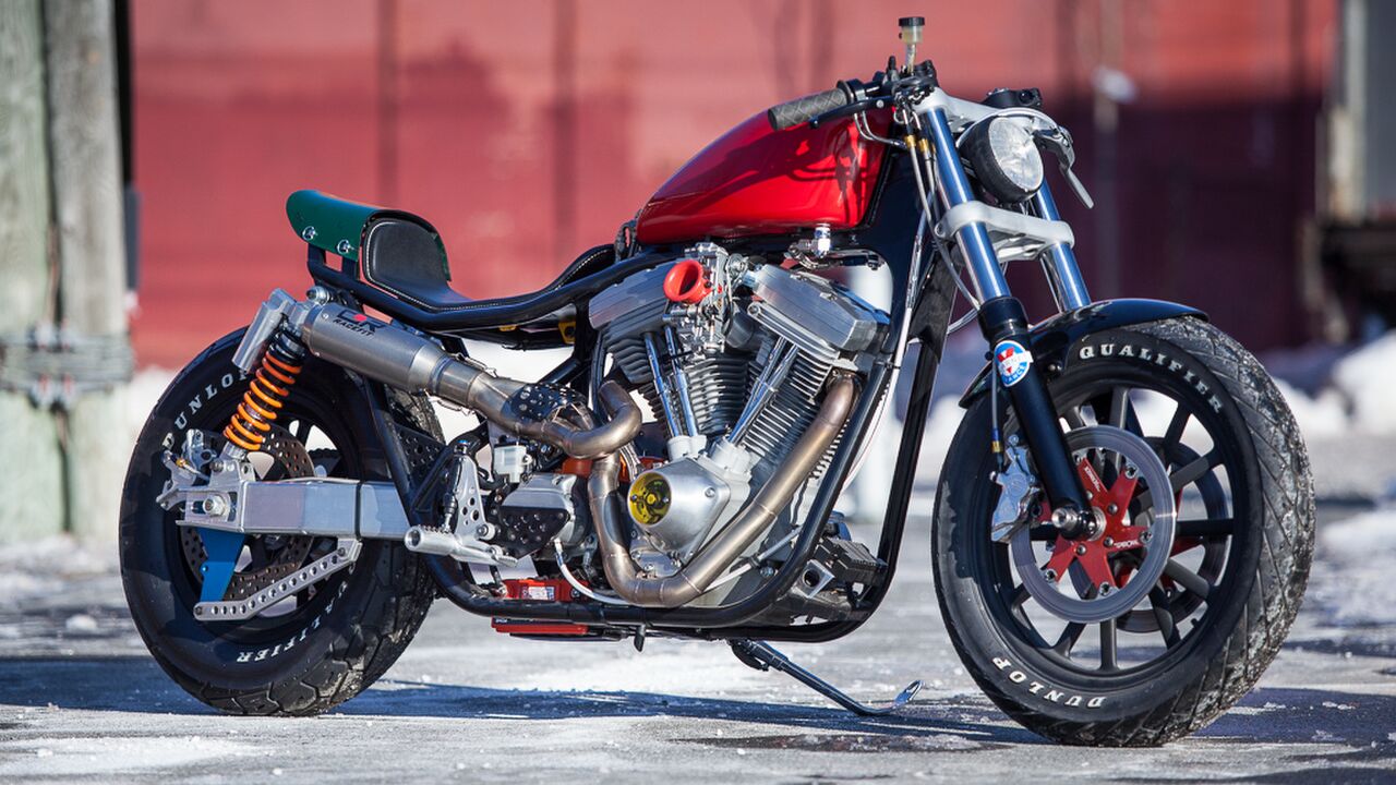 Illustratie voor: Harley-Davidson FXR Custom bike
