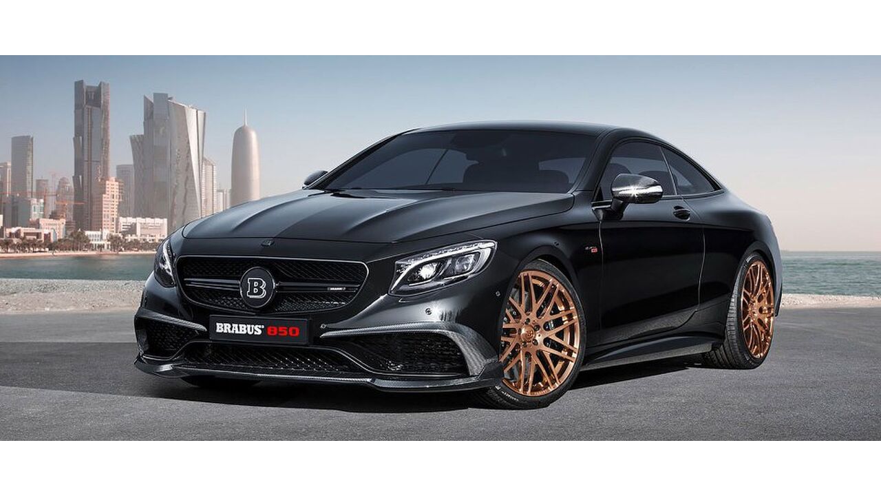Illustratie voor: Brabus 850 6.0 Biturbo Coupé stopt pas bij 350 km/u