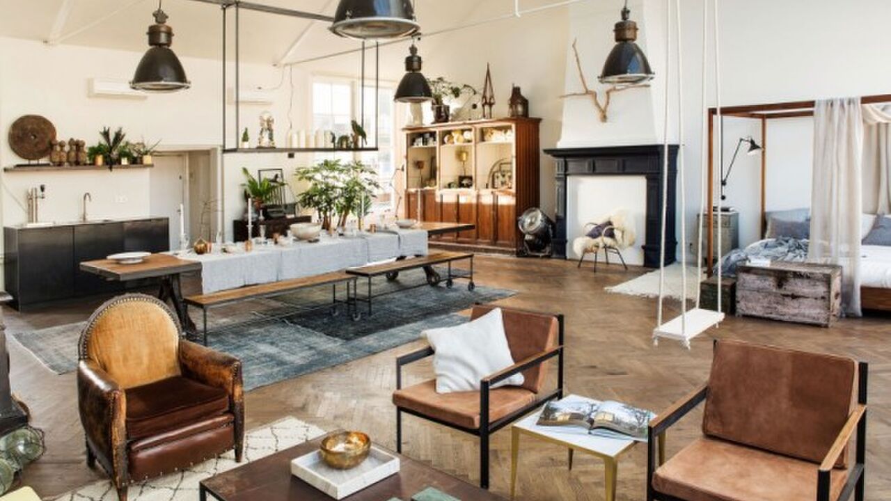 Illustratie voor: Geweldig industrieel loft in Amsterdam