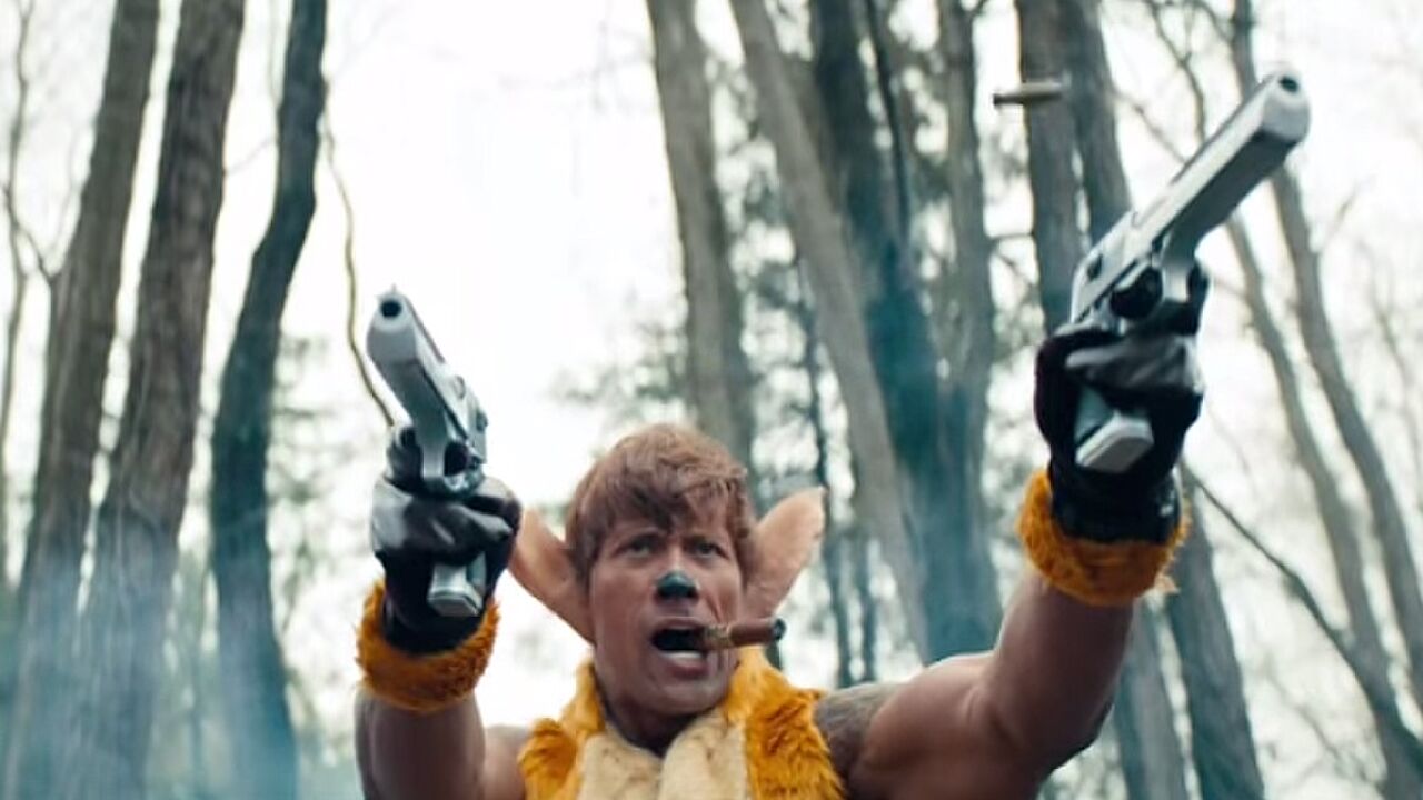 Illustratie voor: Dwayne “The Rock” Johnson als Bambi voor SNL