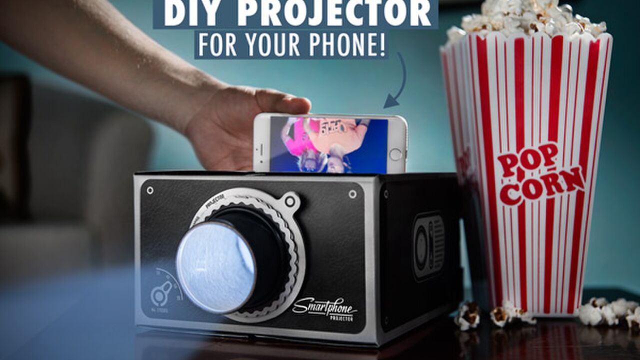 Illustratie voor: Leuke wannahave, de DIY Smart Phone projector