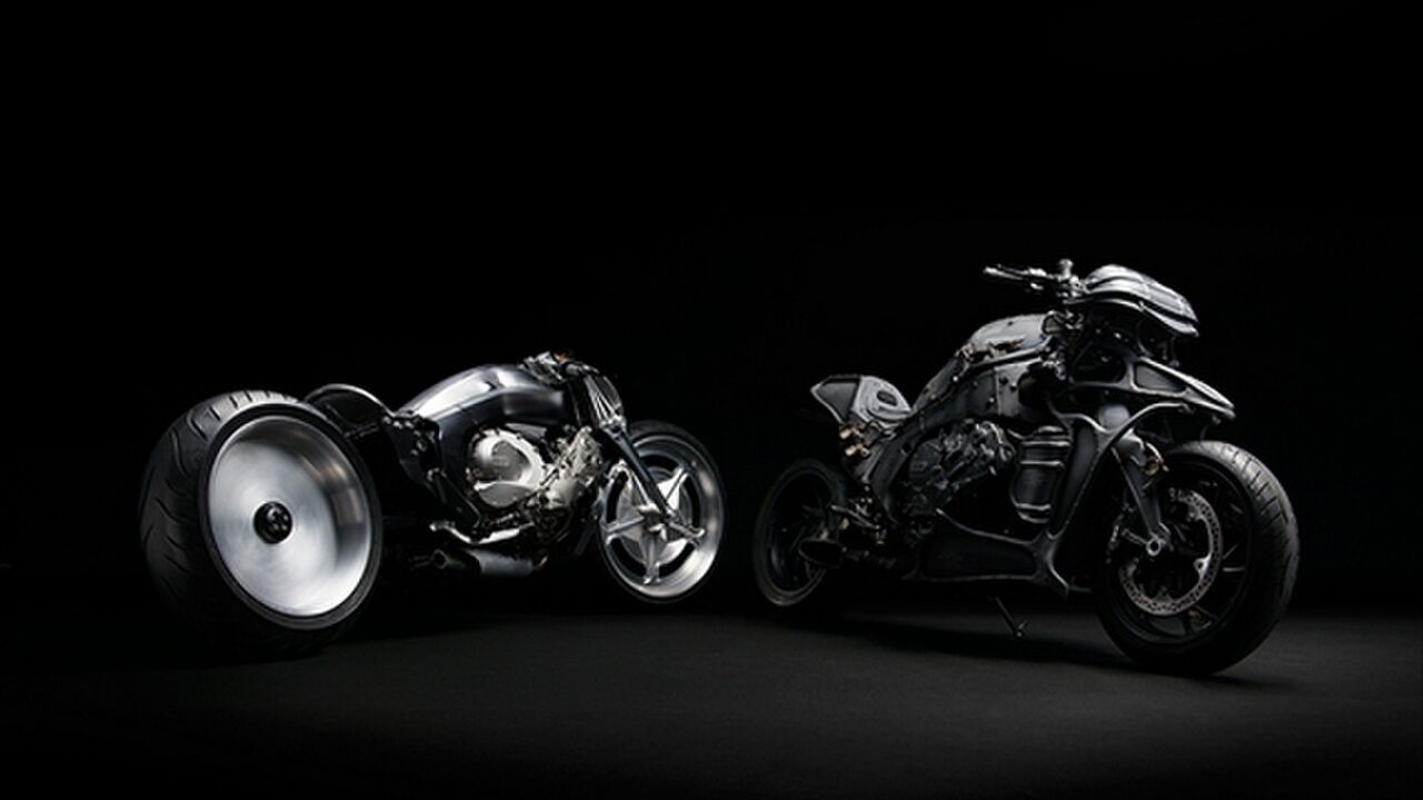 Illustratie voor: BMW k1600 GTL gecustomized tot brute motoren