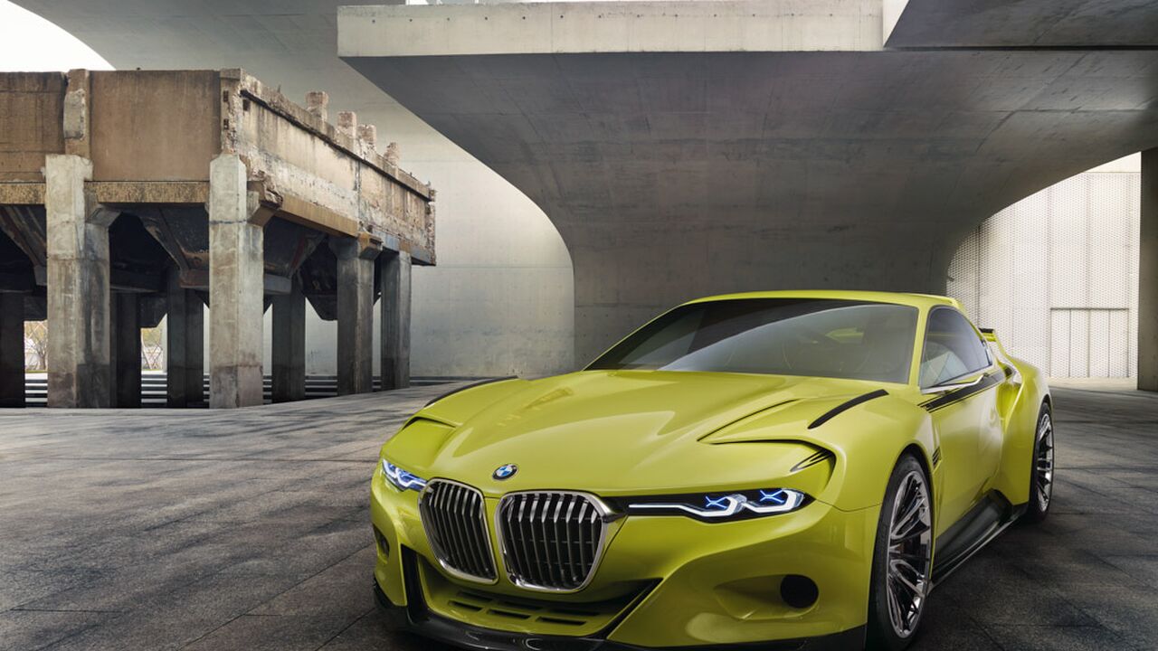 Illustratie voor: BMW 3.0 CSL Hommage concept is mooi, heel erg mooi!