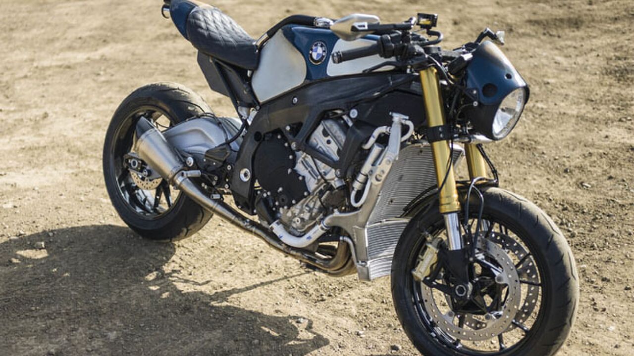 Illustratie voor: Orlando Bloom’s custom BMW S 1000 R door Deus Ex Machina