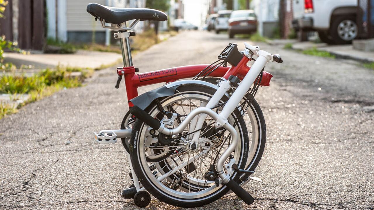 Illustratie voor: De kleinste vouwfiets ter wereld: De Brompton