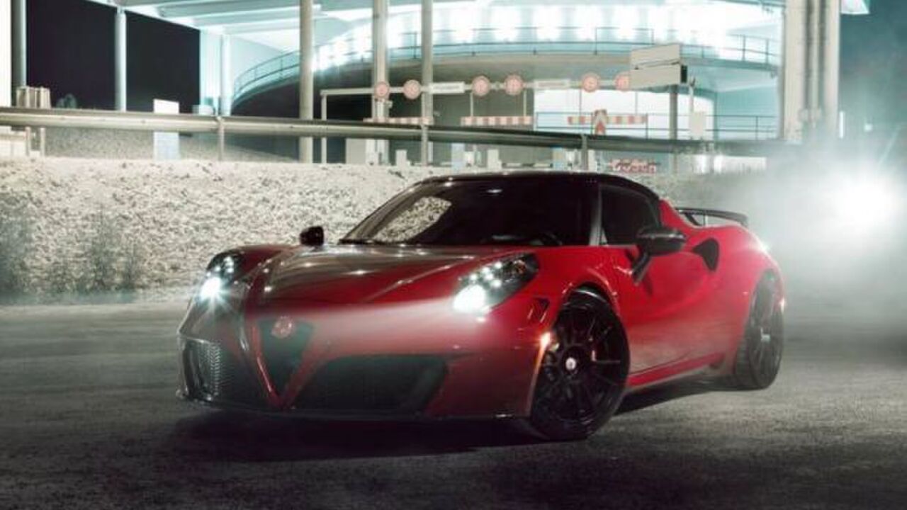 Illustratie voor: Alfa Romeo 4C met een topsnelheid van 301 km/h!