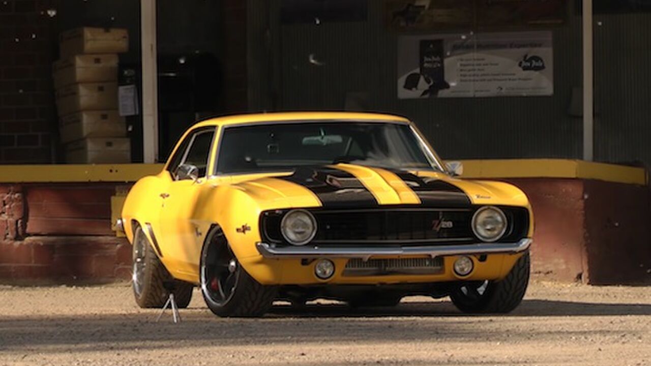 Illustratie voor: Chevy Camaro ’69 met meer dan 1.000 pk, BAM!