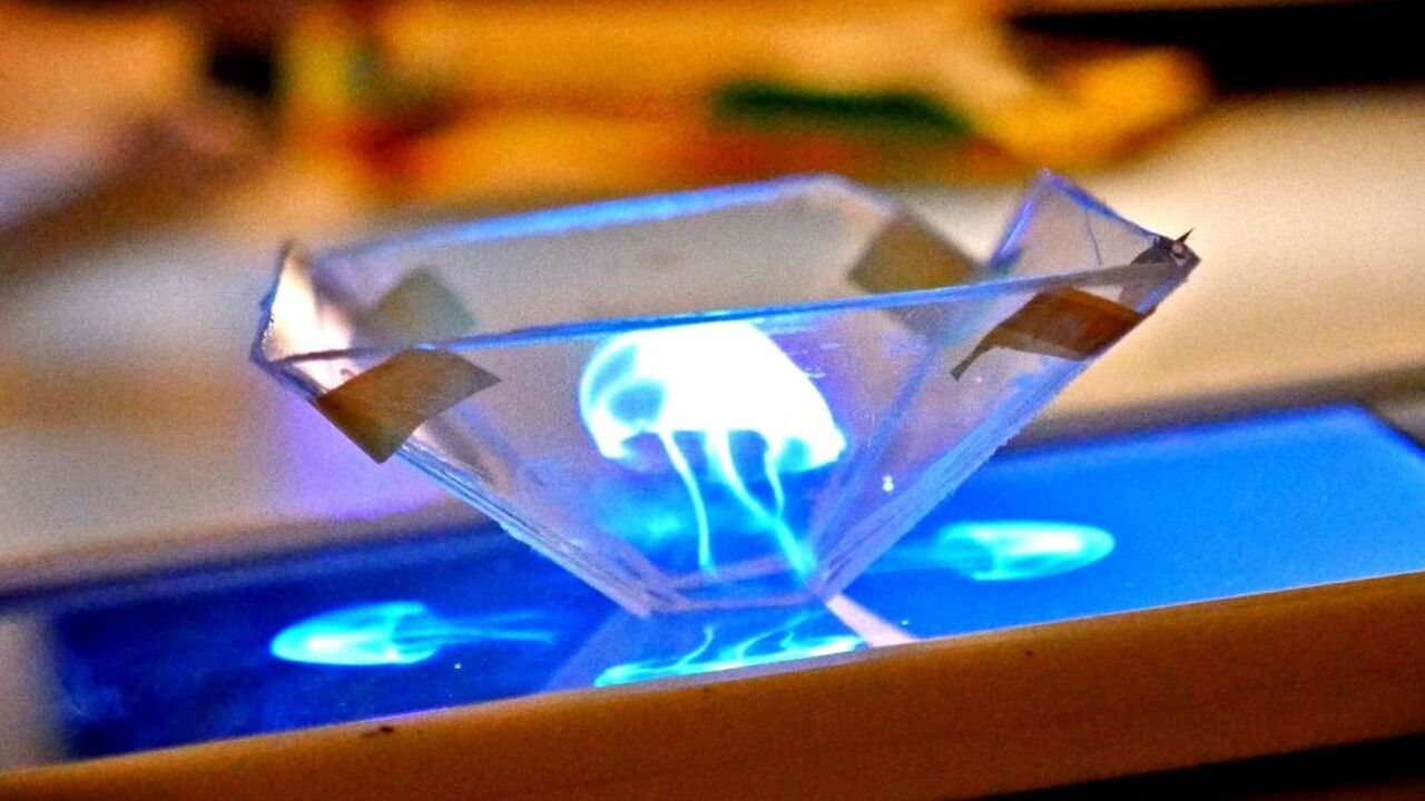 Illustratie voor: Voor als je je verveelt: Maak van je Smartphone een 3D hologram